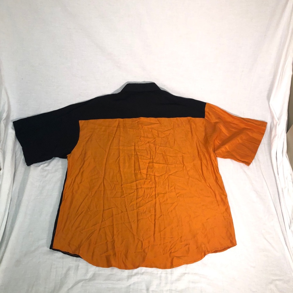 Men’s Club Lotto Two Tone Button Up Shirt Size L - Picture 4 of 5